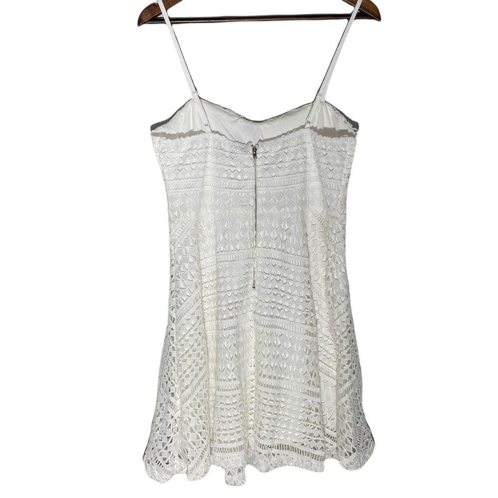 Lulu’s White Crochet Lace Skater Dress - Picture 6 of 10